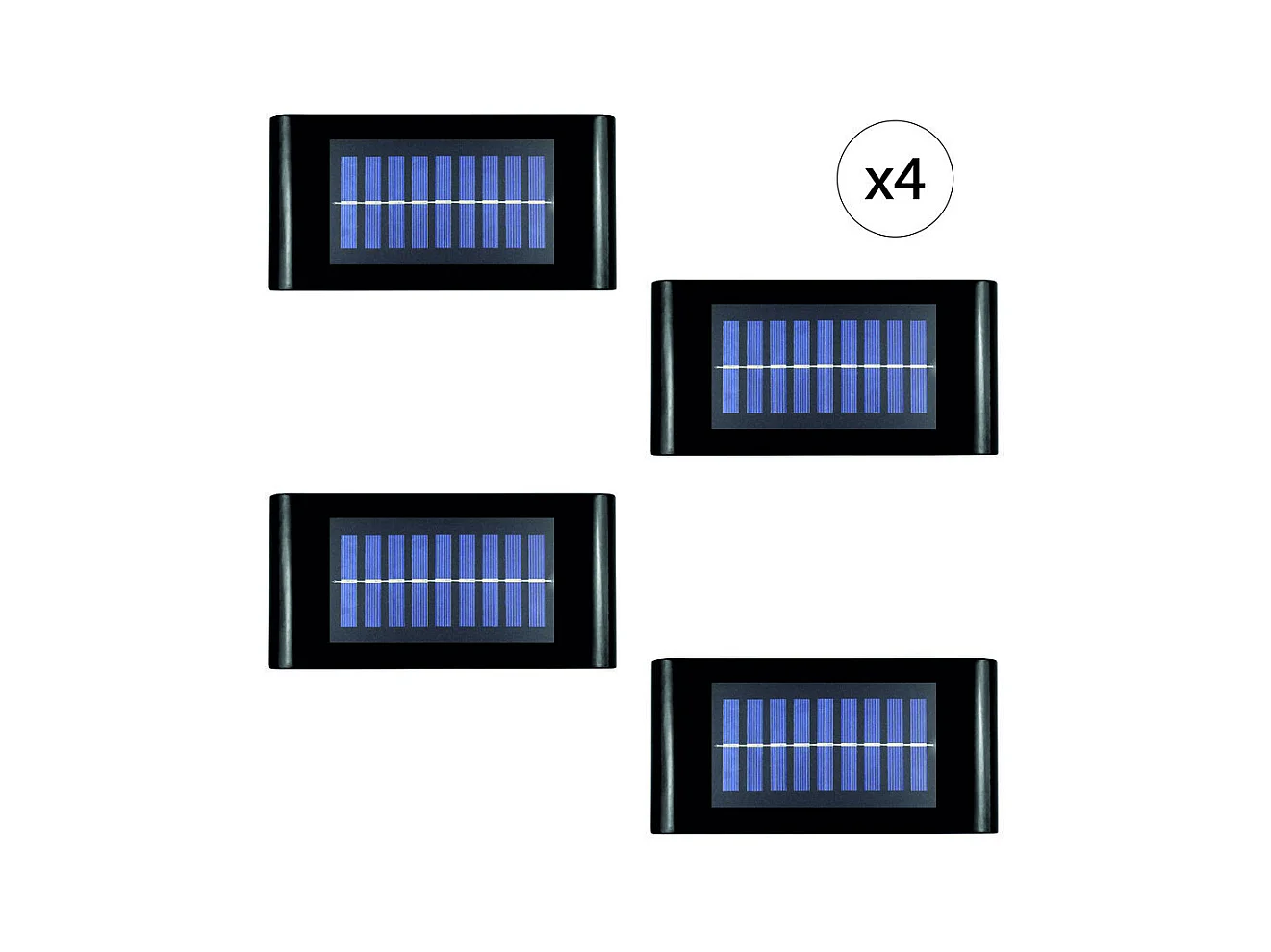 Applique murale solaire EZIlight® Solar up n down lot de 4