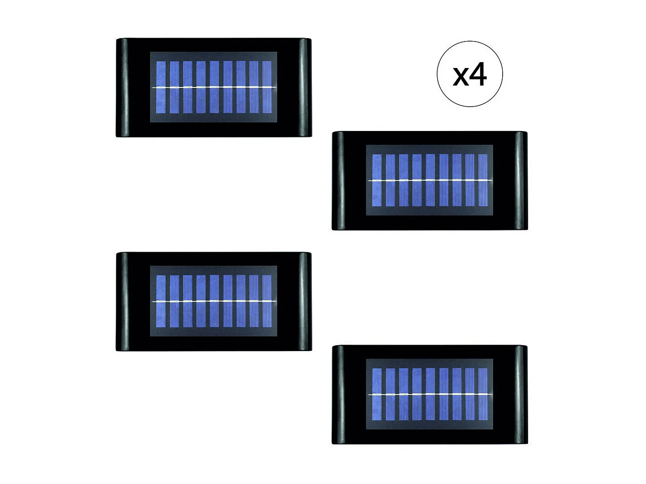 Applique murale solaire EZIlight® Solar up n down lot de 4