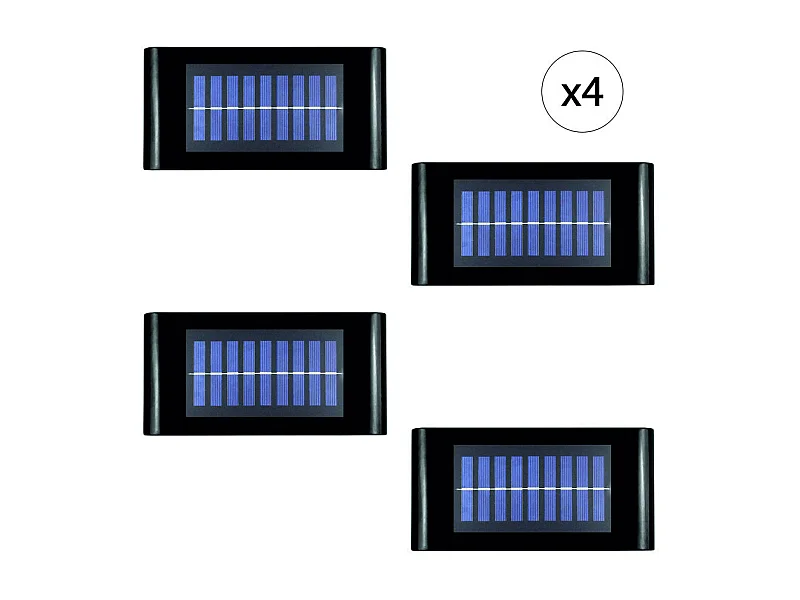 Applique murale solaire EZIlight® Solar up n down lot de 4