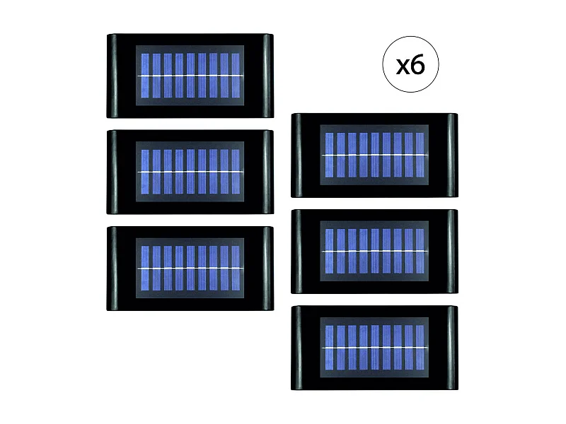 Applique murale solaire EZIlight® Solar up n down lot de 6