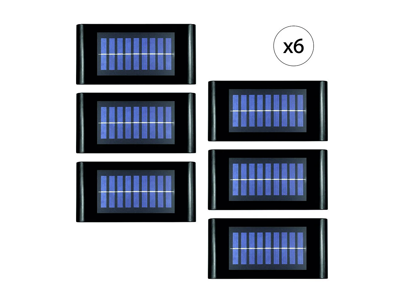 Applique murale solaire EZIlight® Solar up n down lot de 6