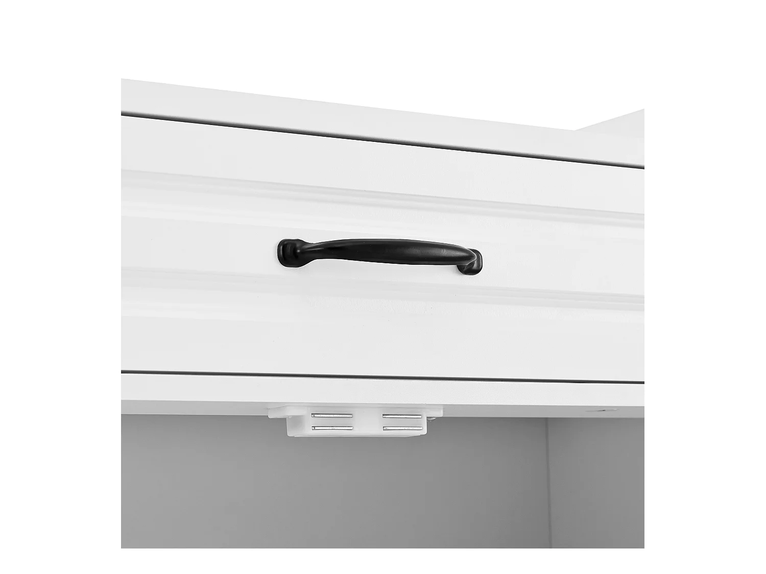 Meuble à chaussures 75x36x20.5cm - avec étagères réglables - avec 1 tiroir et 2 portes - Blanc