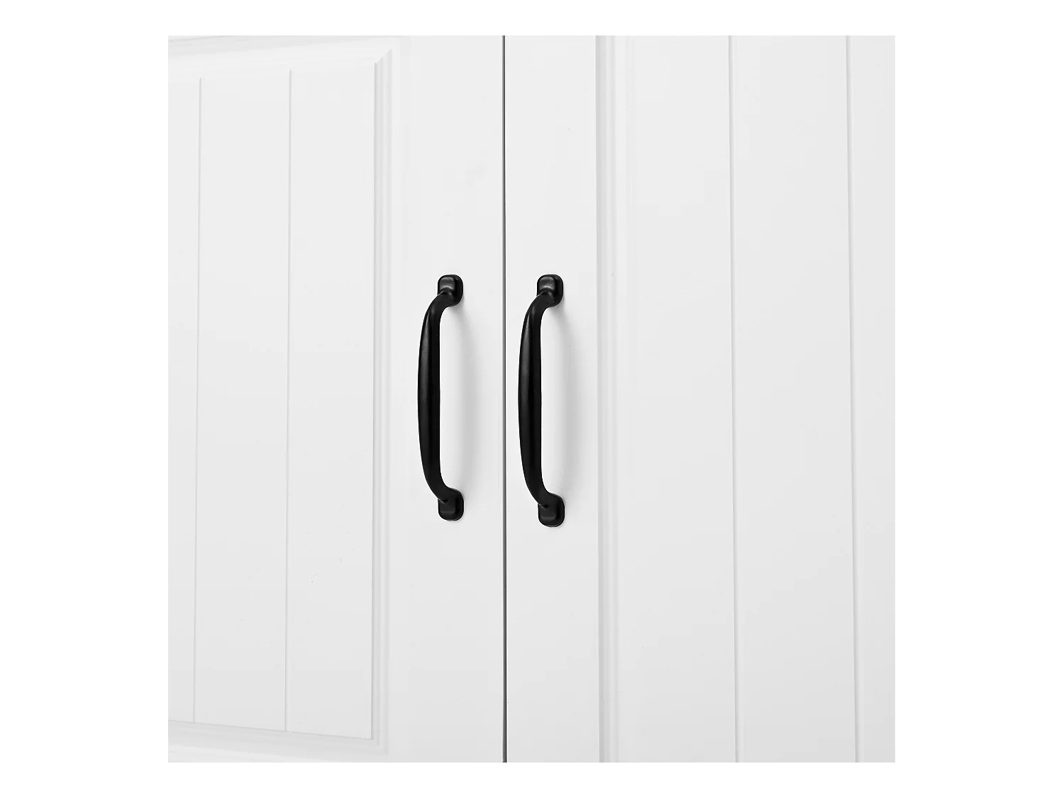 Meuble à chaussures 75x36x20.5cm - avec étagères réglables - avec 1 tiroir et 2 portes - Blanc