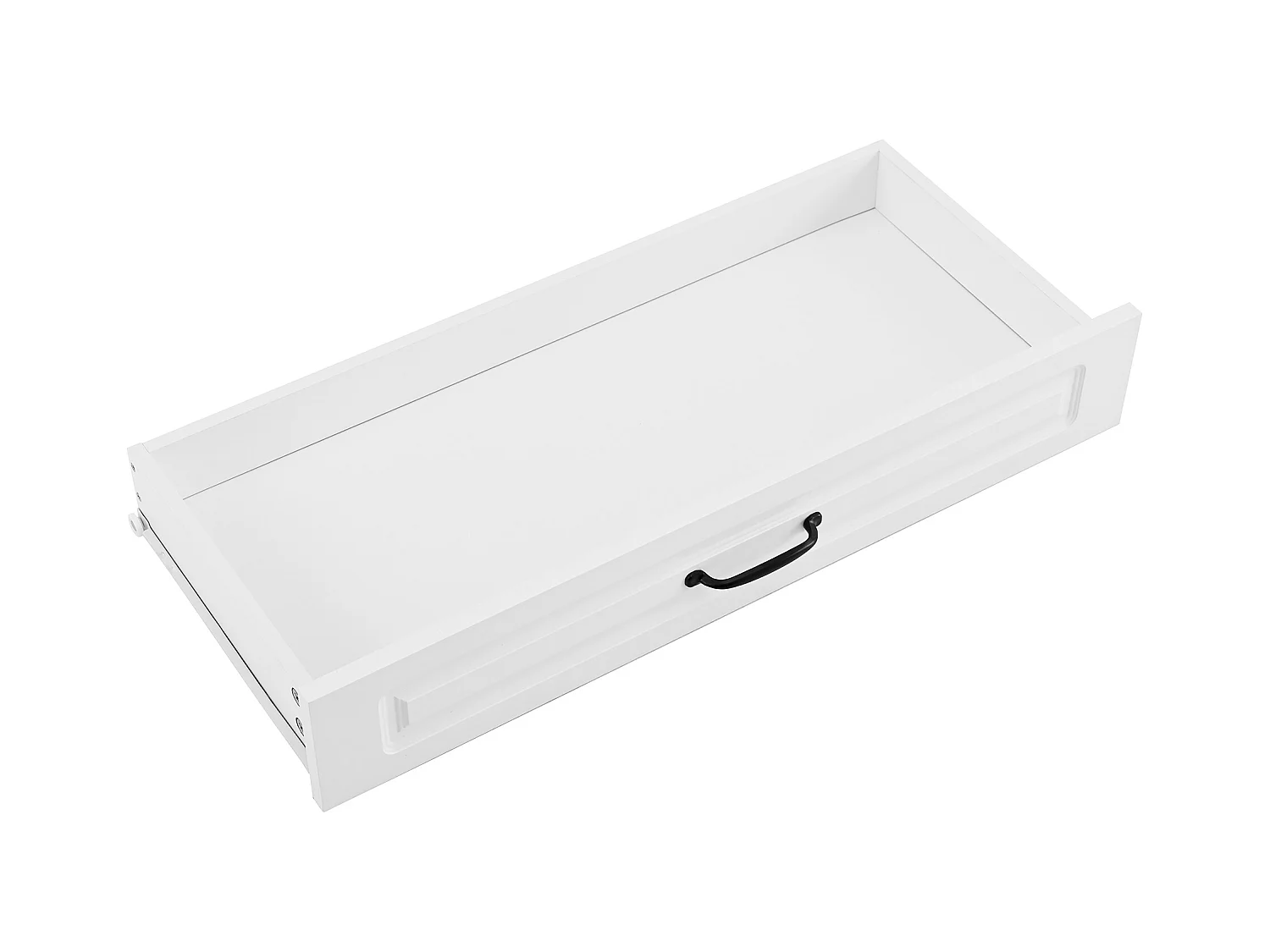 Meuble à chaussures 75x36x20.5cm - avec étagères réglables - avec 1 tiroir et 2 portes - Blanc