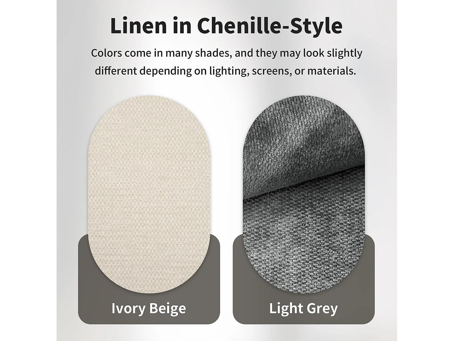 Lit coffre rembourré 180x200cm - avec éclairage LED - avec ports USB et Type-C - tissu en Lin - Gris (sans matelas)