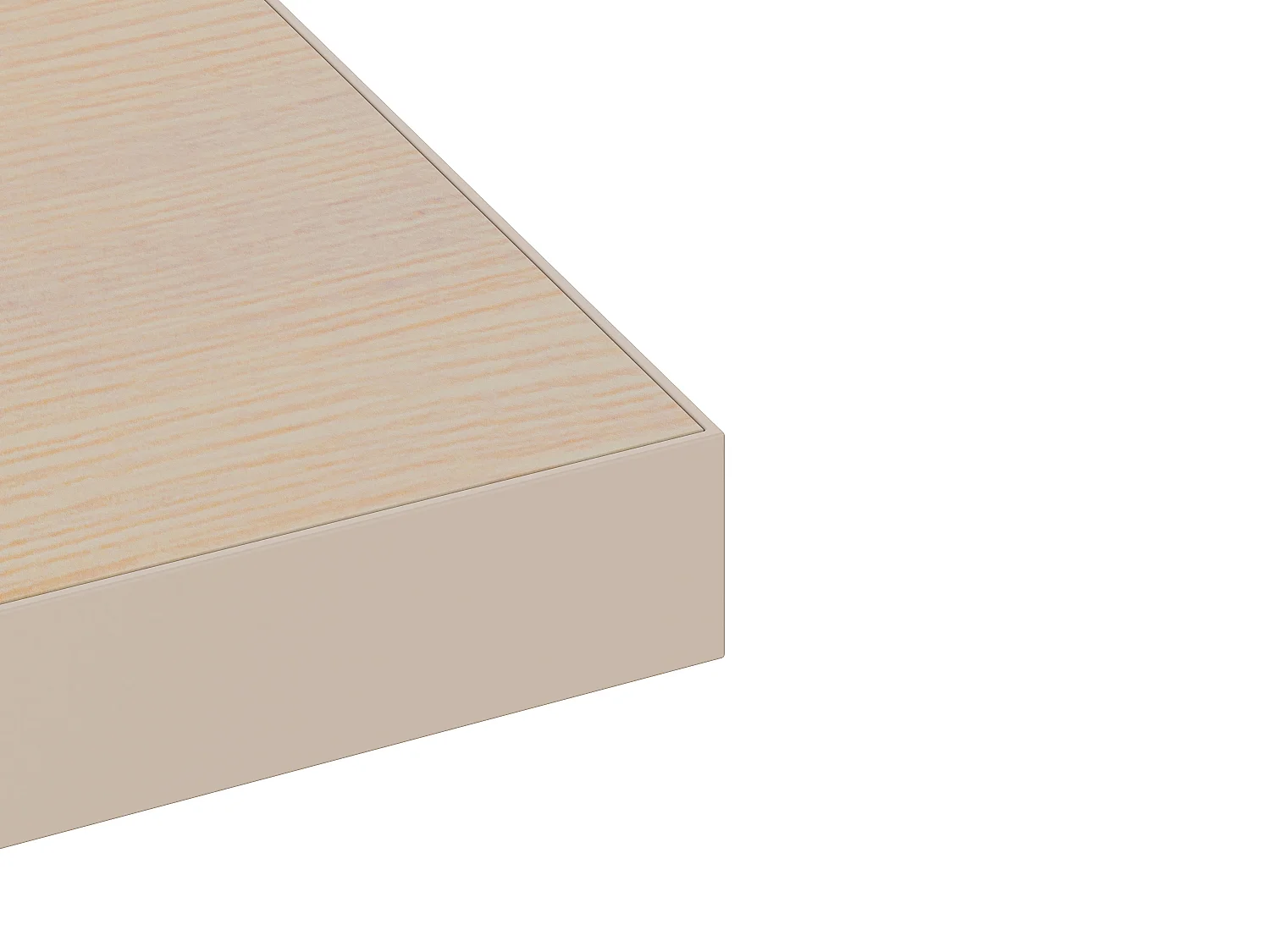 Plan de travail pour établi - L150 x P52 cm - Bois aggloméré épaisseur 30 mm - ATELIOR