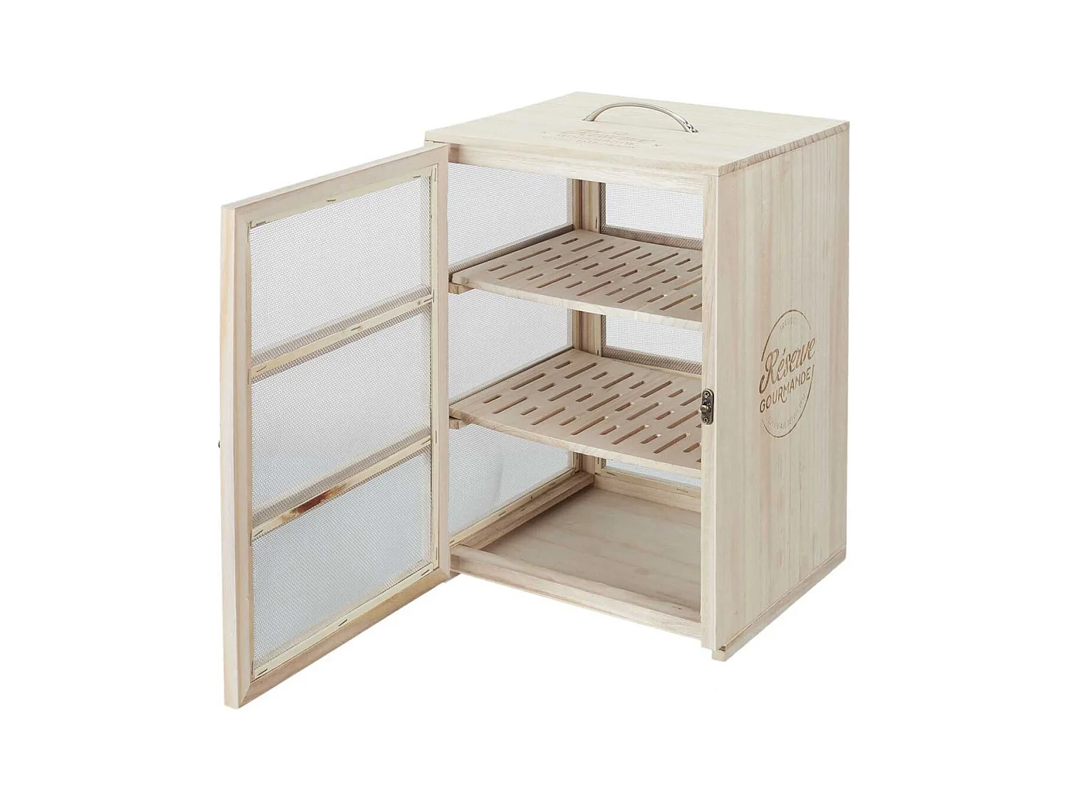 Boîte Garde-Manger en Bois et Grillage Fin - GARDIAN