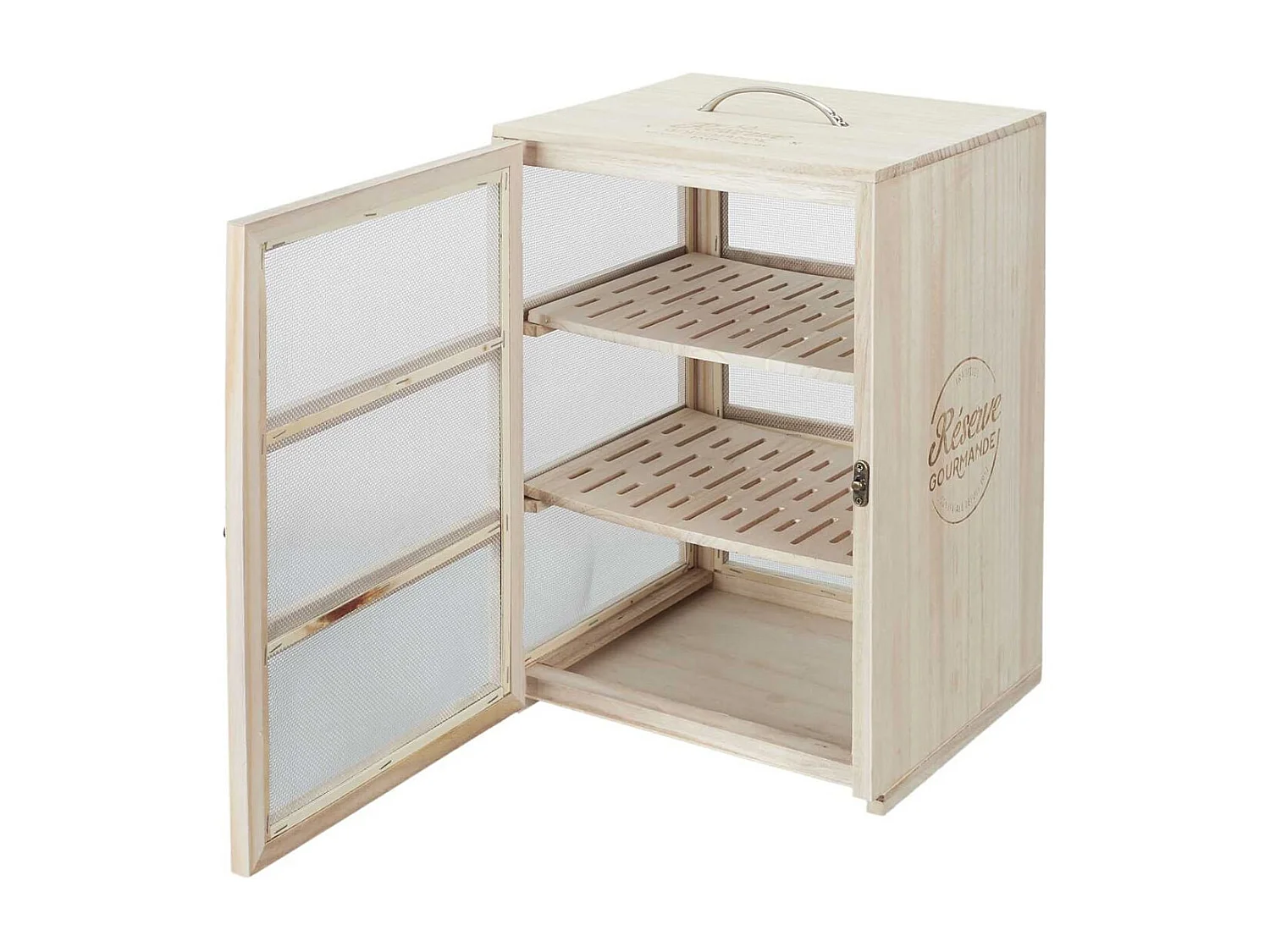 Boîte Garde-Manger en Bois et Grillage Fin - GARDIAN