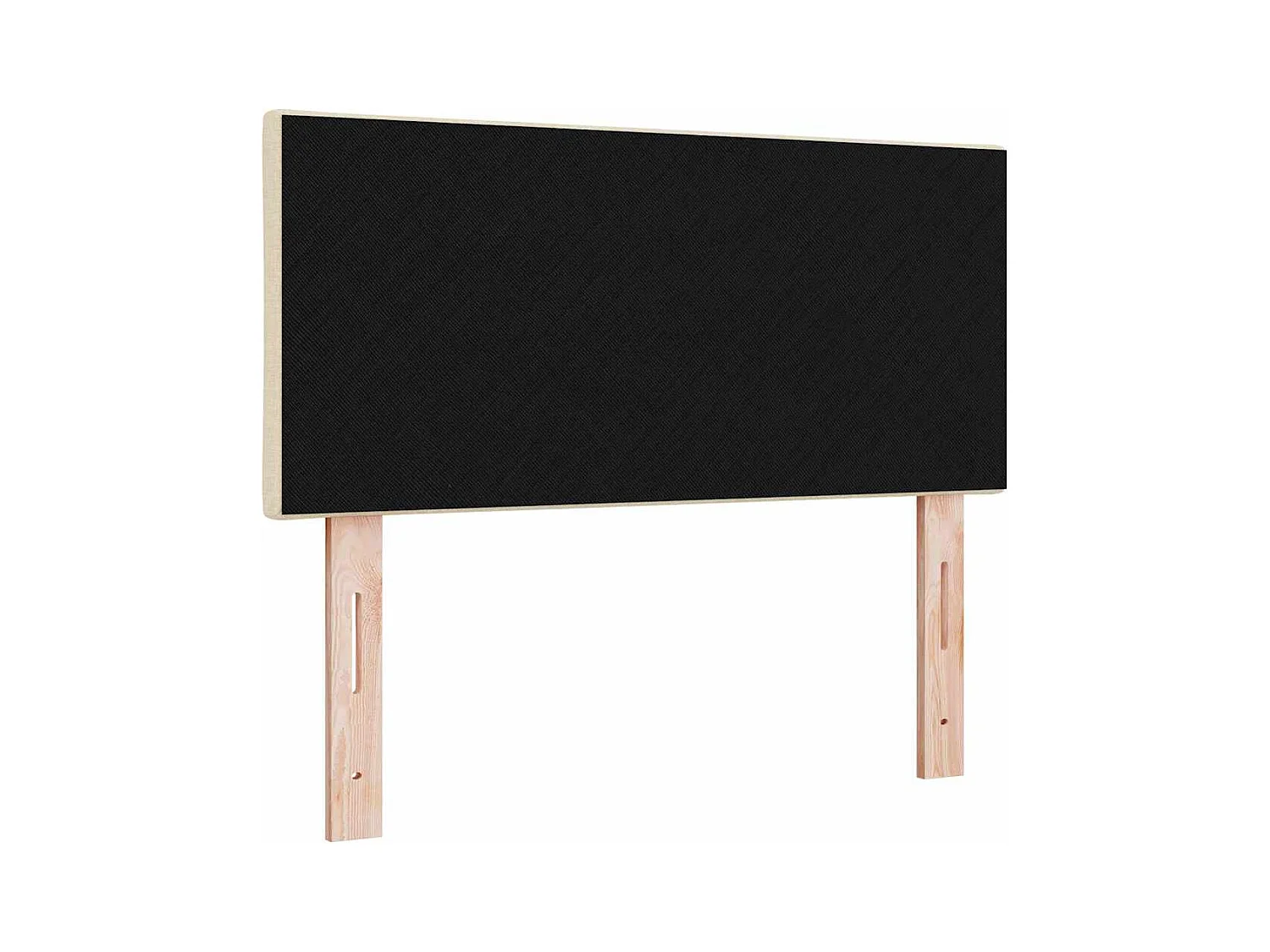 Tête de Lit en Tissu Géométrique Crème 90 cm tissu