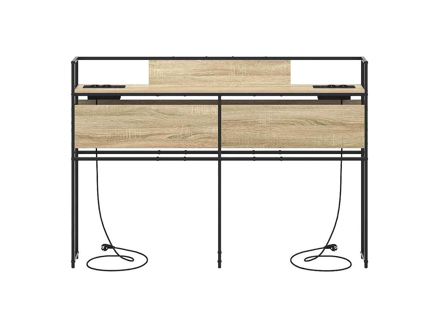 Tête de lit de rangement Chêne sonoma 140 cm Bois d'ingénierie