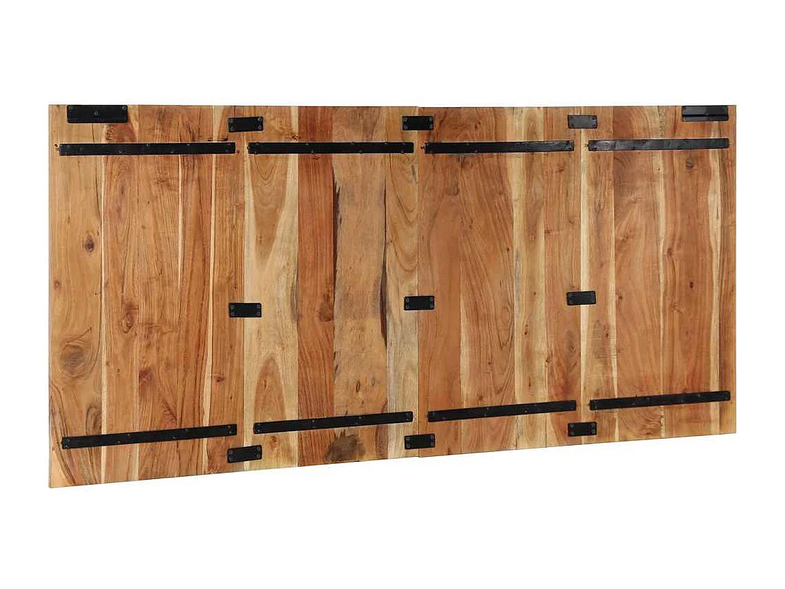 Cabecero de cama 180 cm madera maciza acacia