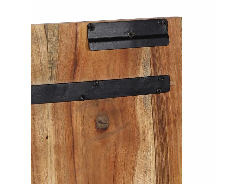 Cabecero de cama 180 cm madera maciza acacia