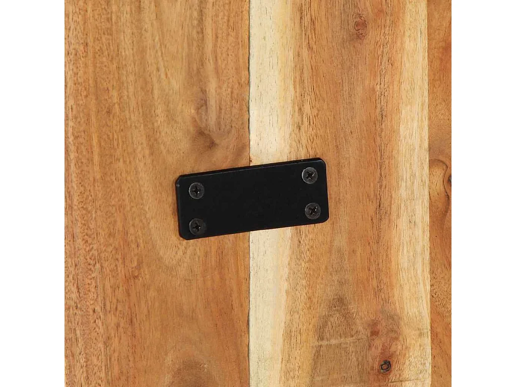 Cabecero de cama 180 cm madera maciza acacia