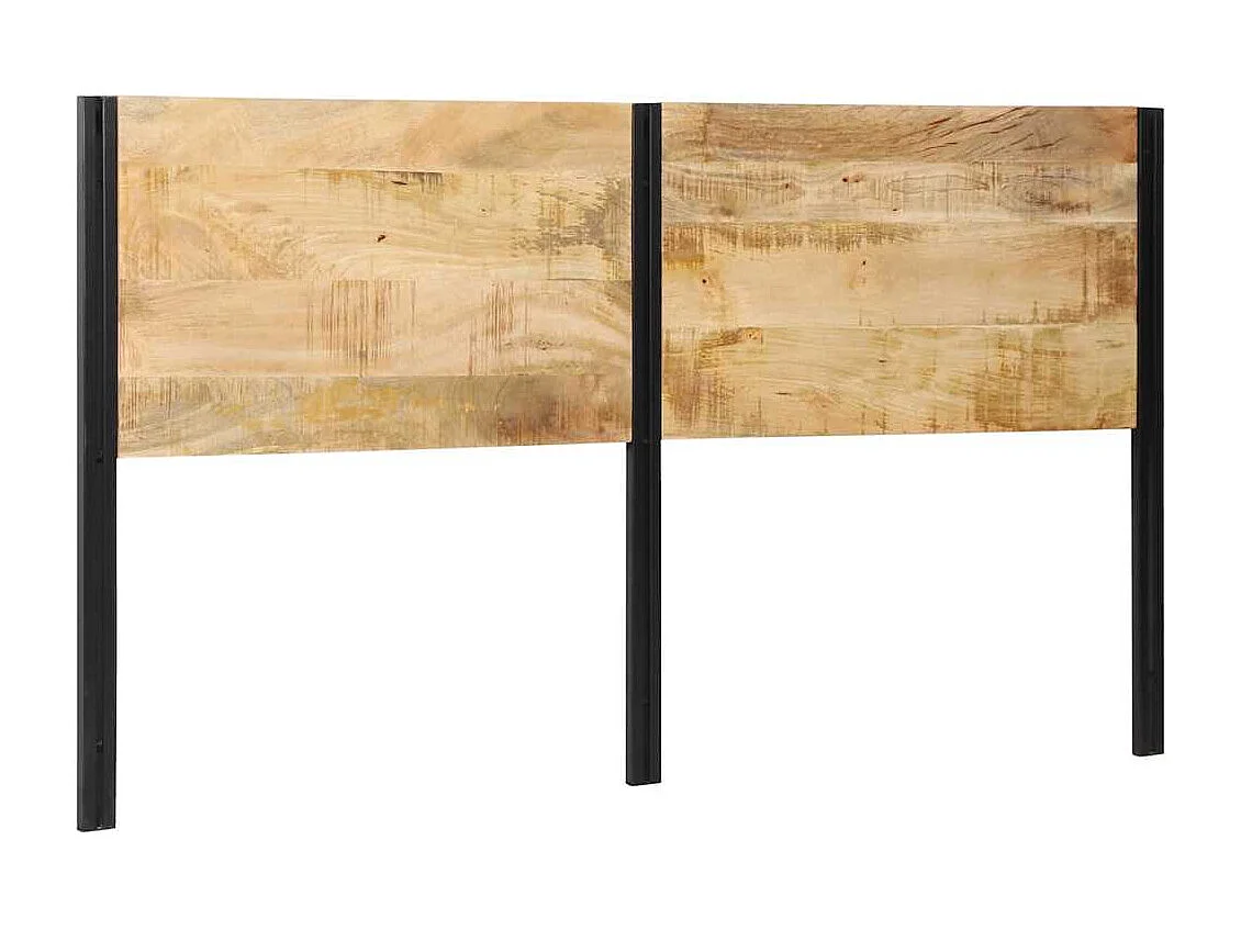 Hoofdeinde 180 cm massief hout mango en ijzer