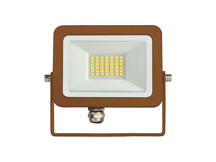 Projecteur LED d'extérieur Sky 20 W IP65 2 700 K Corten - 2 450 lm, aluminium, faisceau 110° Beneito Faure
