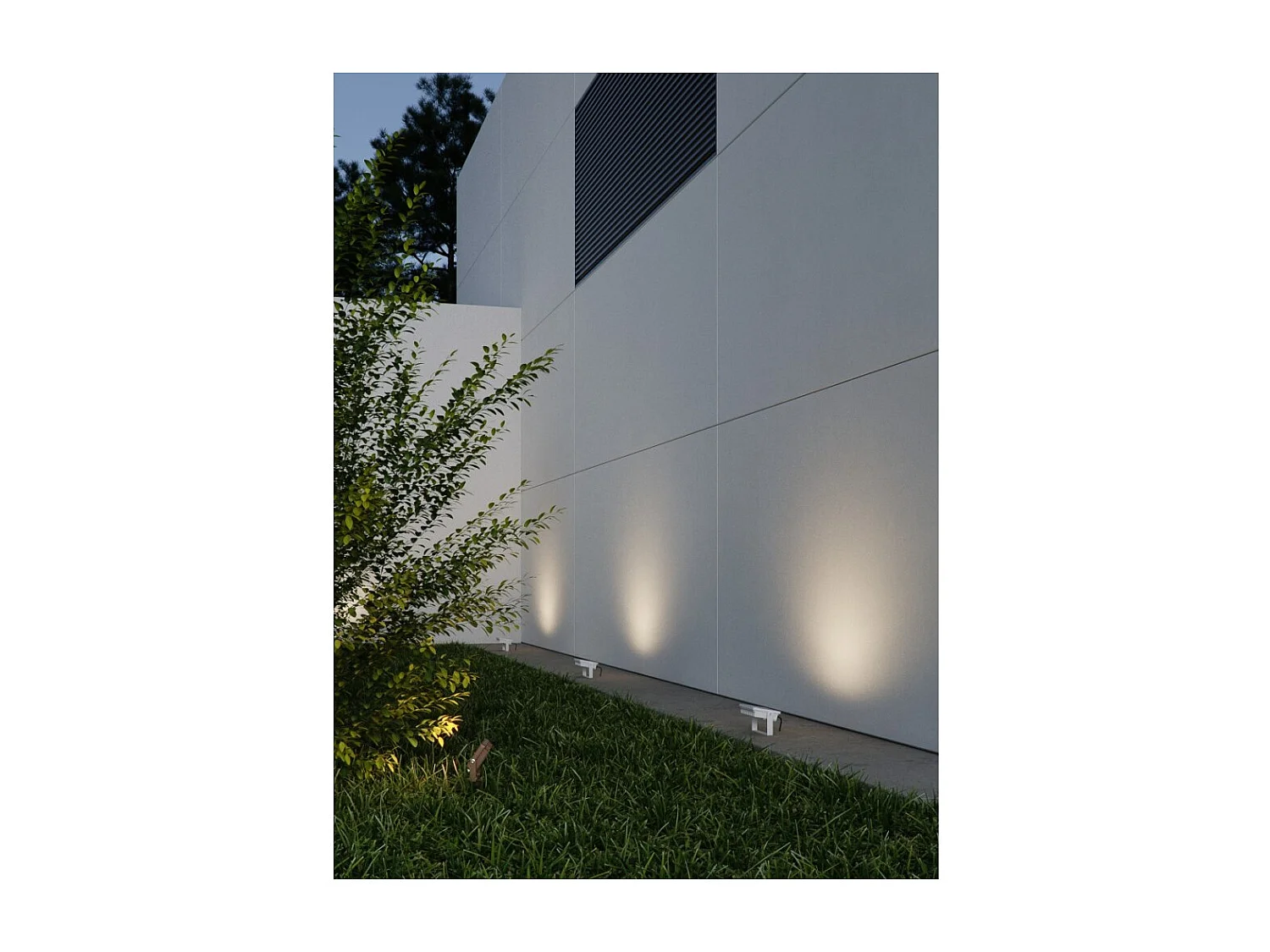 Projecteur LED d'extérieur Sky 20 W IP65 2 700 K Corten - 2 450 lm, aluminium, faisceau 110° Beneito Faure