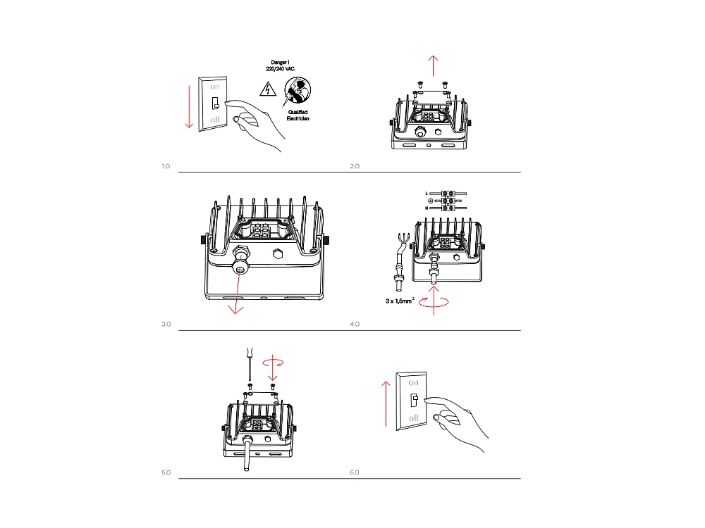 Projecteur LED d'extérieur Sky 10 W IP65 5 000 K blanc - 1 150 lm, aluminium, faisceau 110° Beneito Faure
