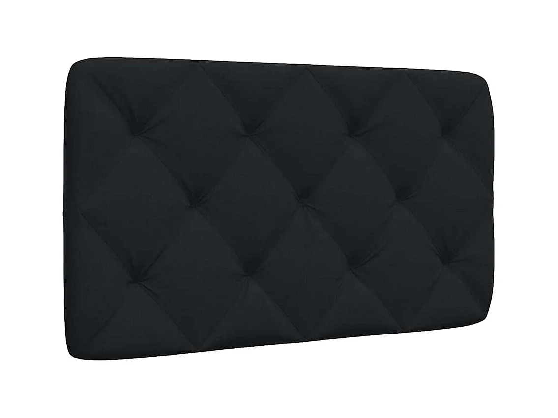 Tête de lit noir 80 cm tissu