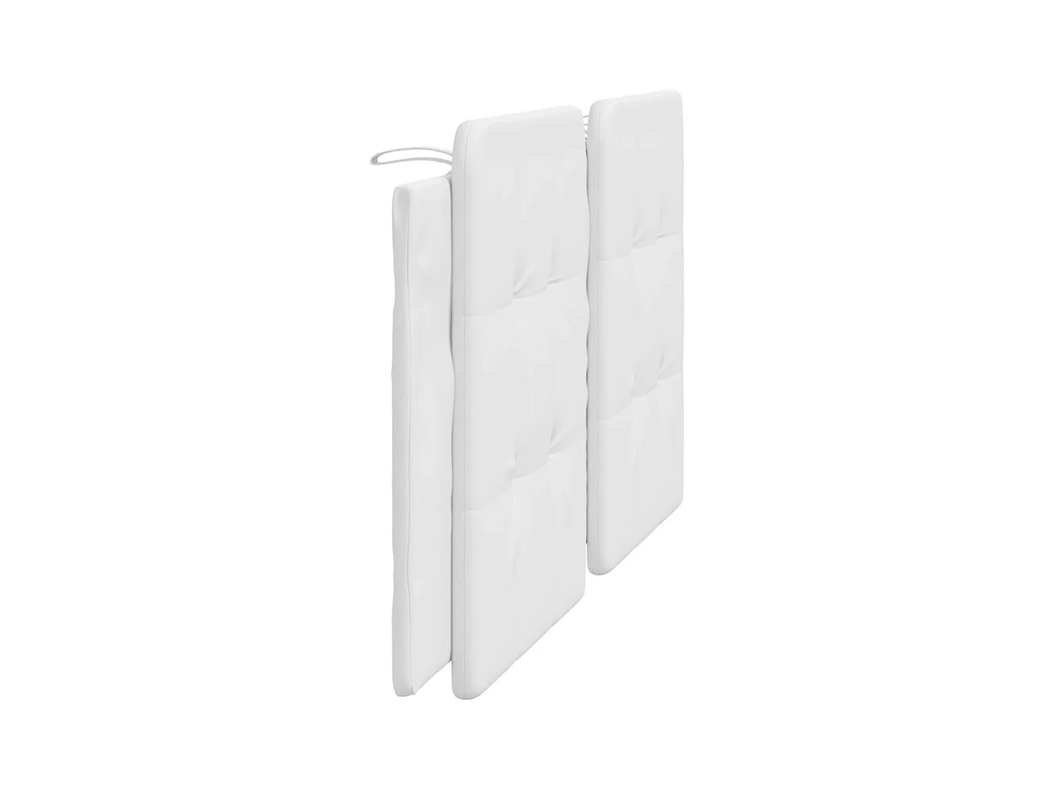 Tête de lit blanc 183 cm similicuir