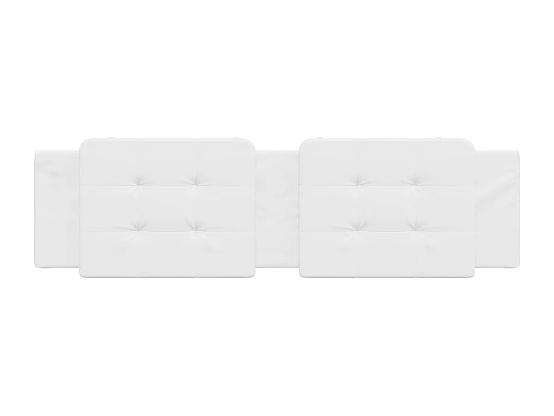 Tête de lit blanc 183 cm similicuir