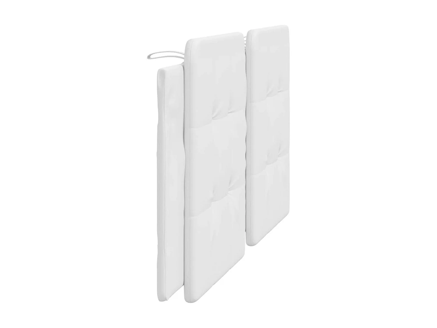 Tête de lit blanc 183 cm similicuir