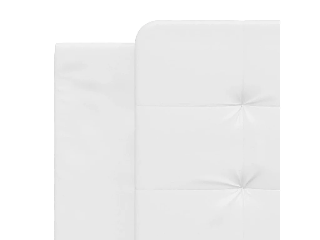 Tête de lit blanc 183 cm similicuir