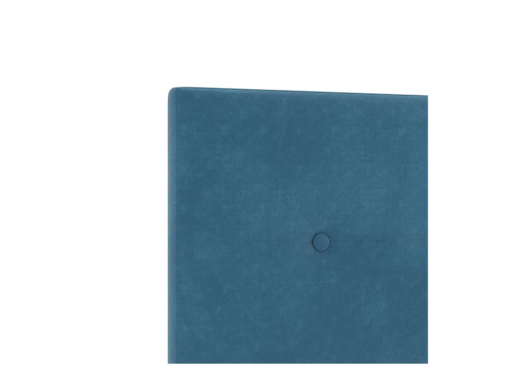Tête de lit Montage mural Bleu foncé 100 cm Velours