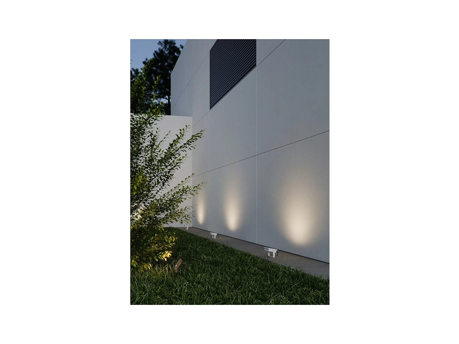 Projecteur LED d'extérieur Sky 20 W IP65 4000K Corten - 2 450 lm, aluminium, faisceau 110° Beneito Faure