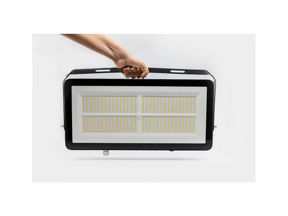 Projecteur LED d'extérieur Beneito & Faure Polaris 150 W CCT IP65 120° - 3000K/4000K/5 000 K - Blanc mat