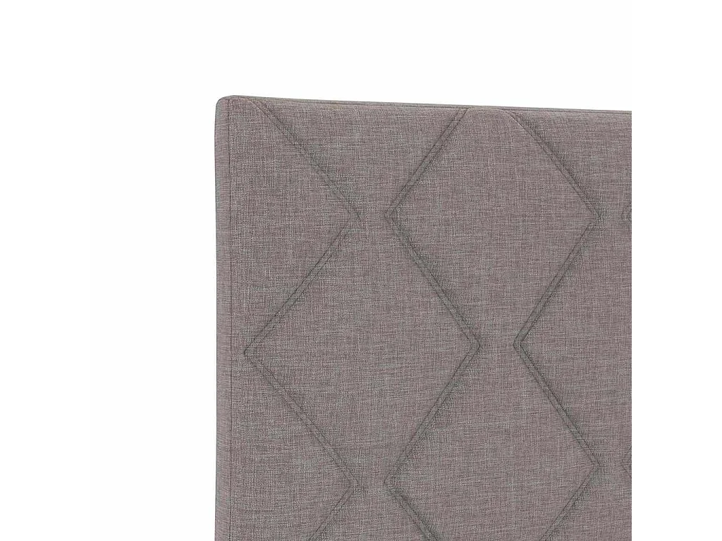 Tête de Lit en Tissu Géométrique Taupe 100 cm tissu
