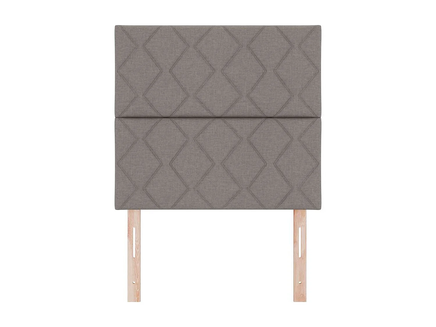 Tête de Lit en Tissu Géométrique Taupe 100 cm tissu
