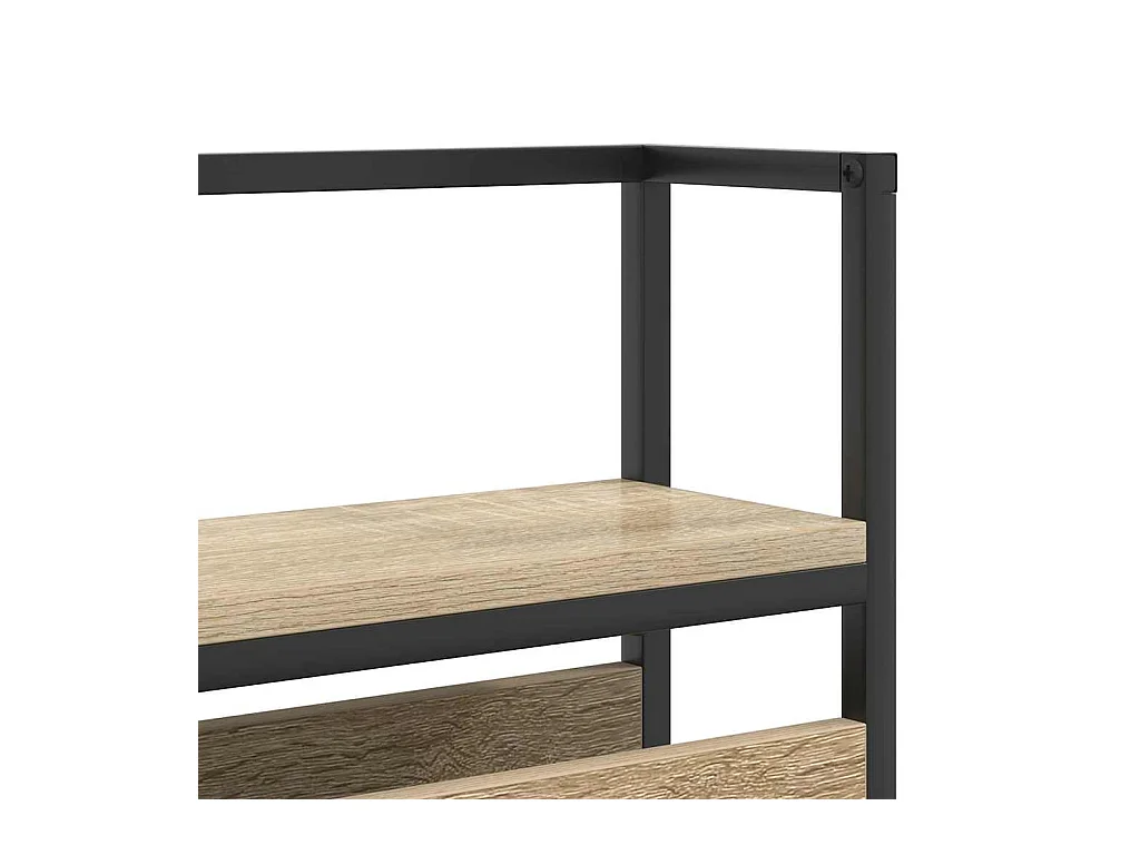 Tête de lit de rangement Chêne sonoma 180 cm Bois d'ingénierie