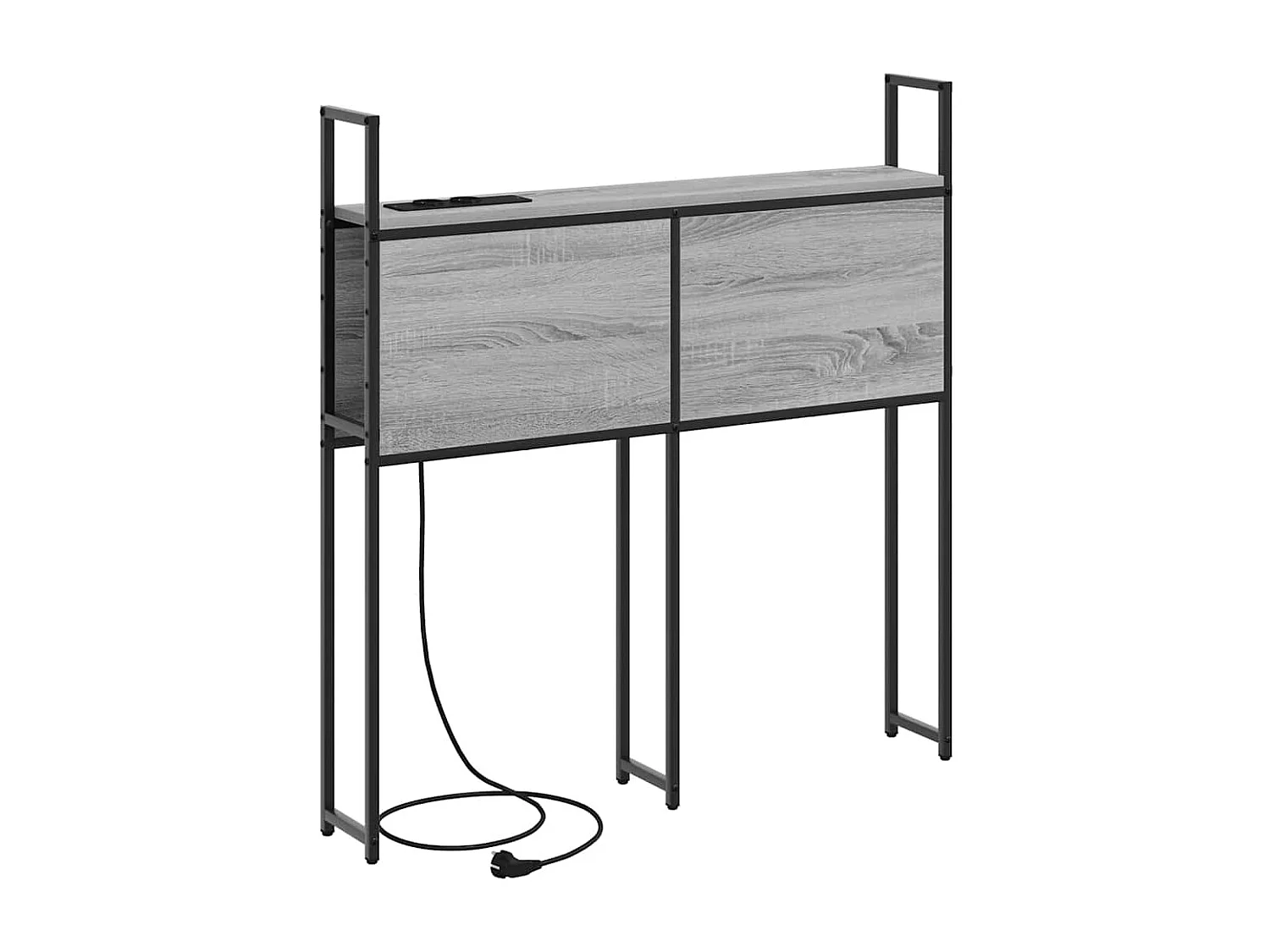 Tête de lit avec Station de Charge Sonoma gris 75 cm