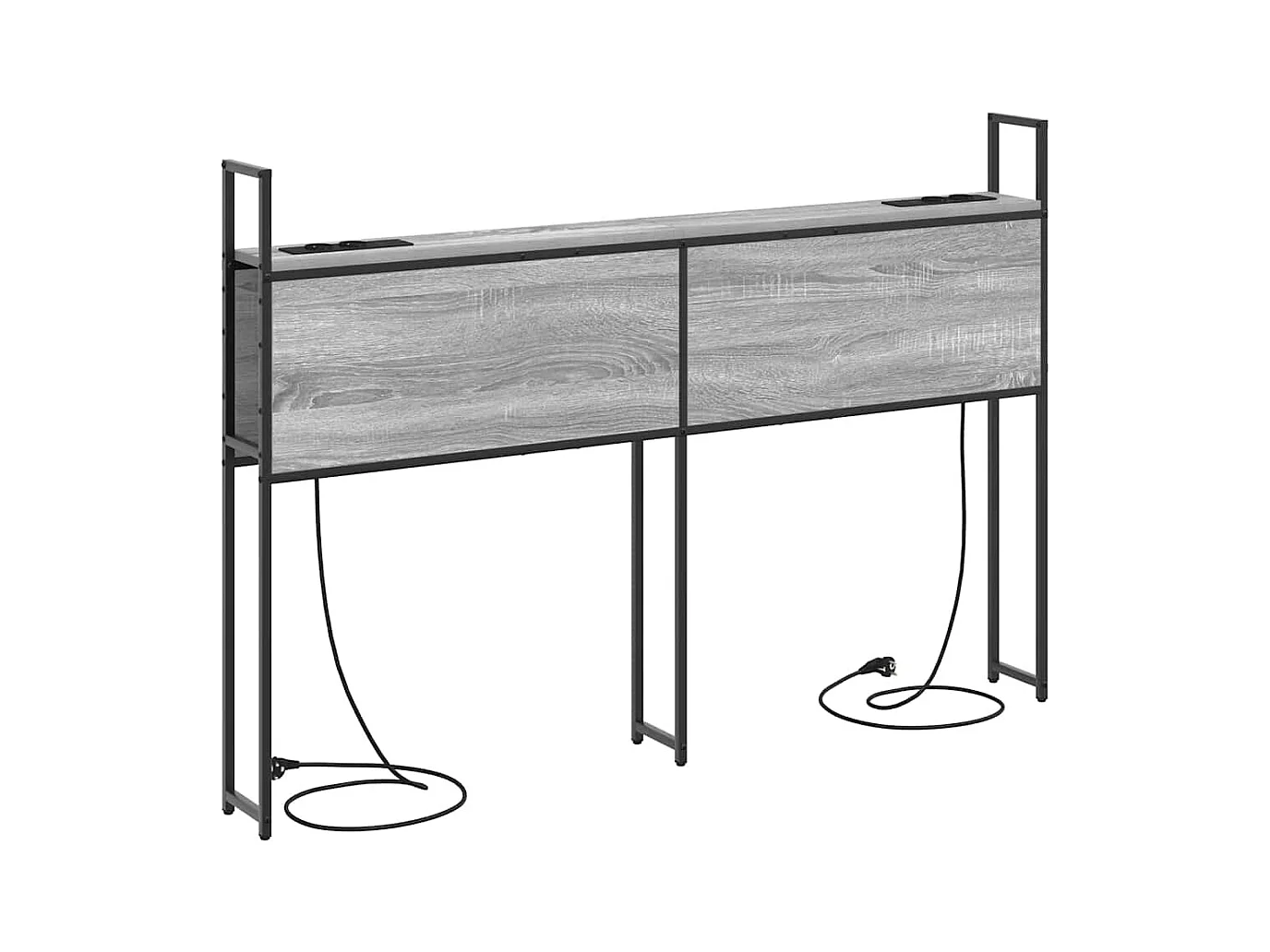 Tête de lit avec Station de Charge Sonoma gris