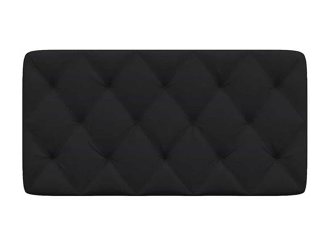 Almofadão de cabeceira 100 cm tecido preto