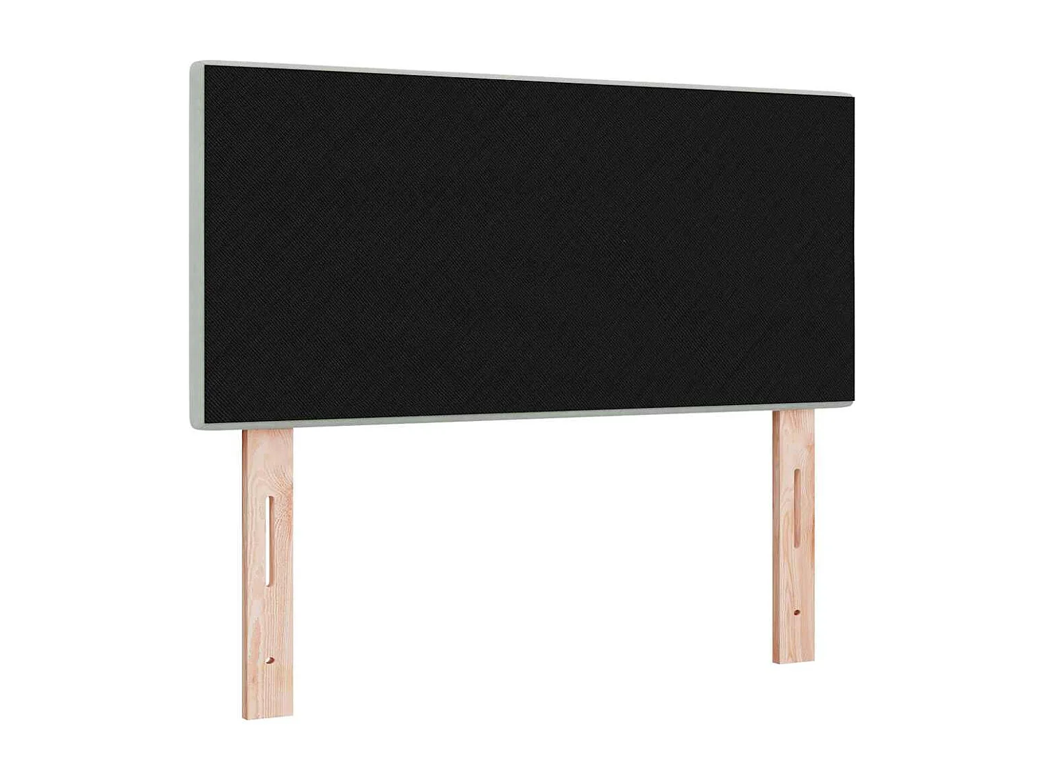 Tête de lit Montage mural Gris clair 80 cm Velours