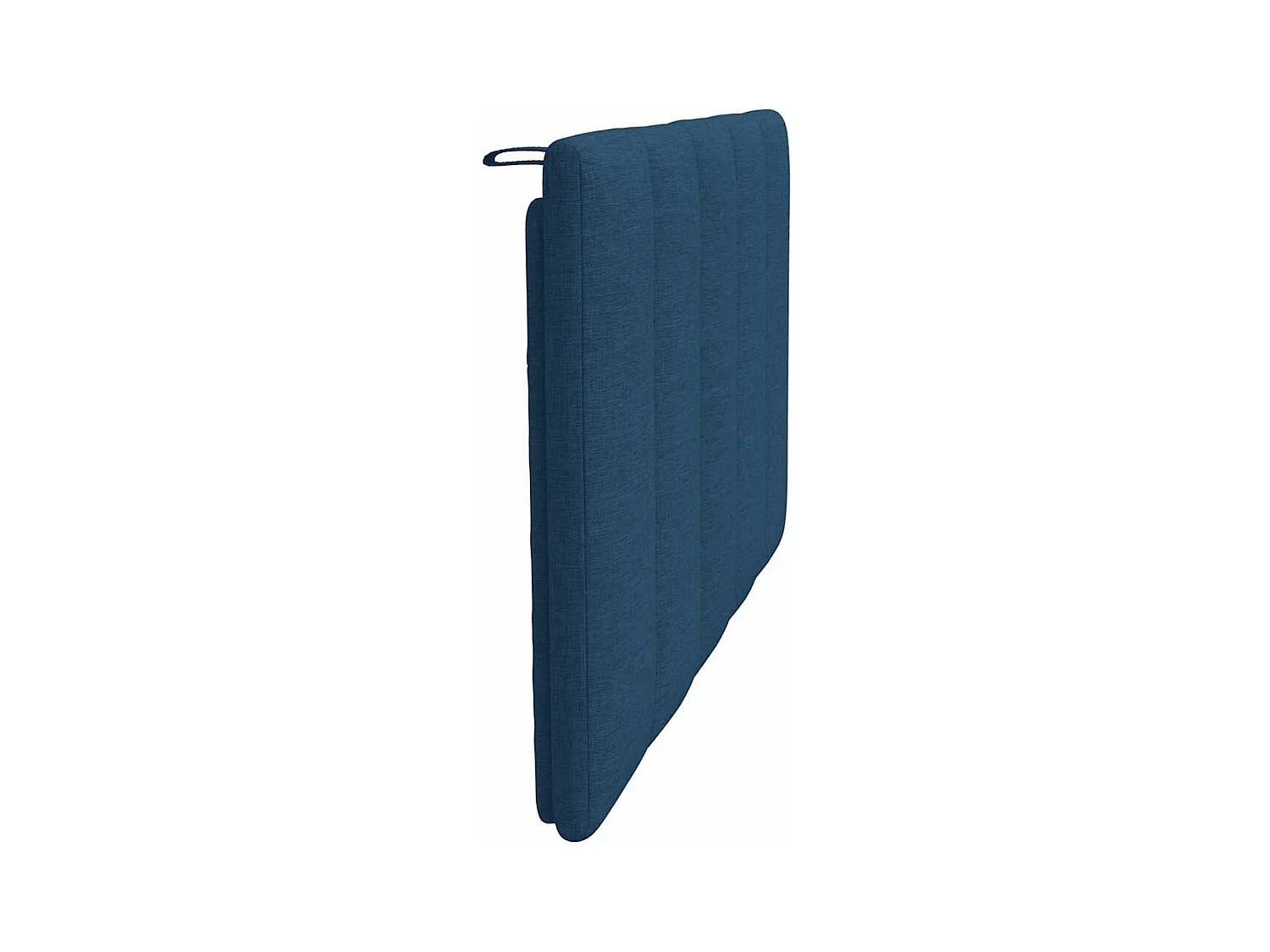 Tête de lit bleu 90 cm tissu