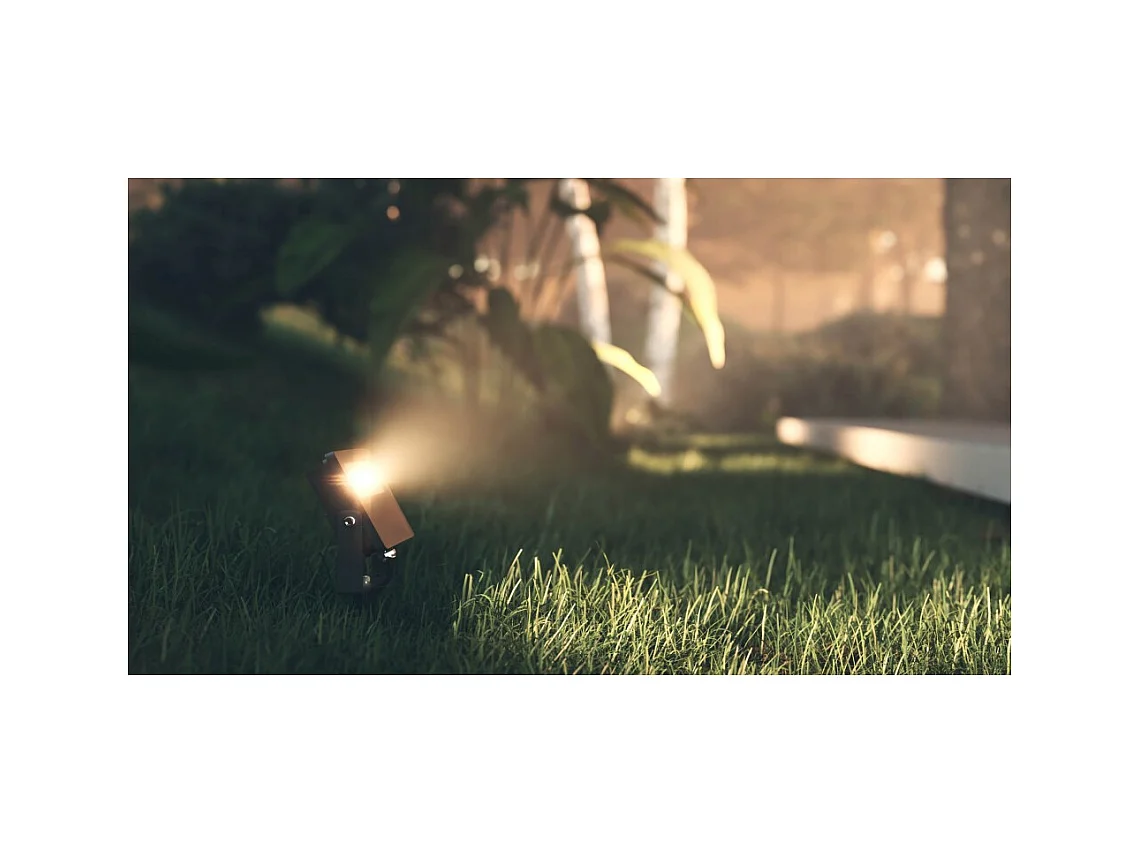 Projecteur LED d'extérieur Sky 20 W IP65 5 000 K Noir - 2 450 lm, aluminium, faisceau 110° Beneito Faure