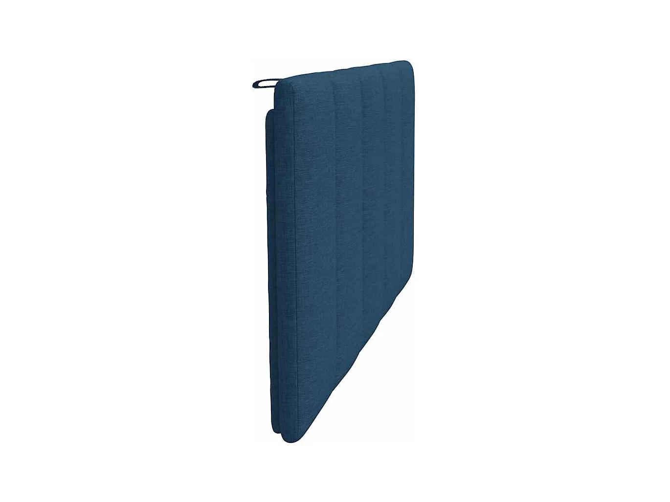 Tête de lit bleu 100 cm tissu