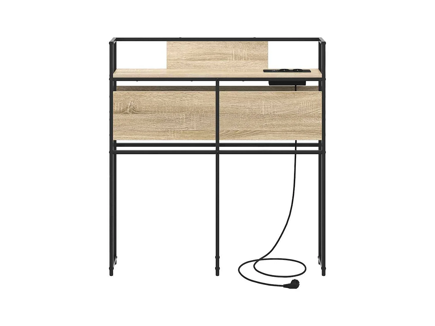 Tête de lit de rangement Chêne sonoma 100 cm Bois d'ingénierie