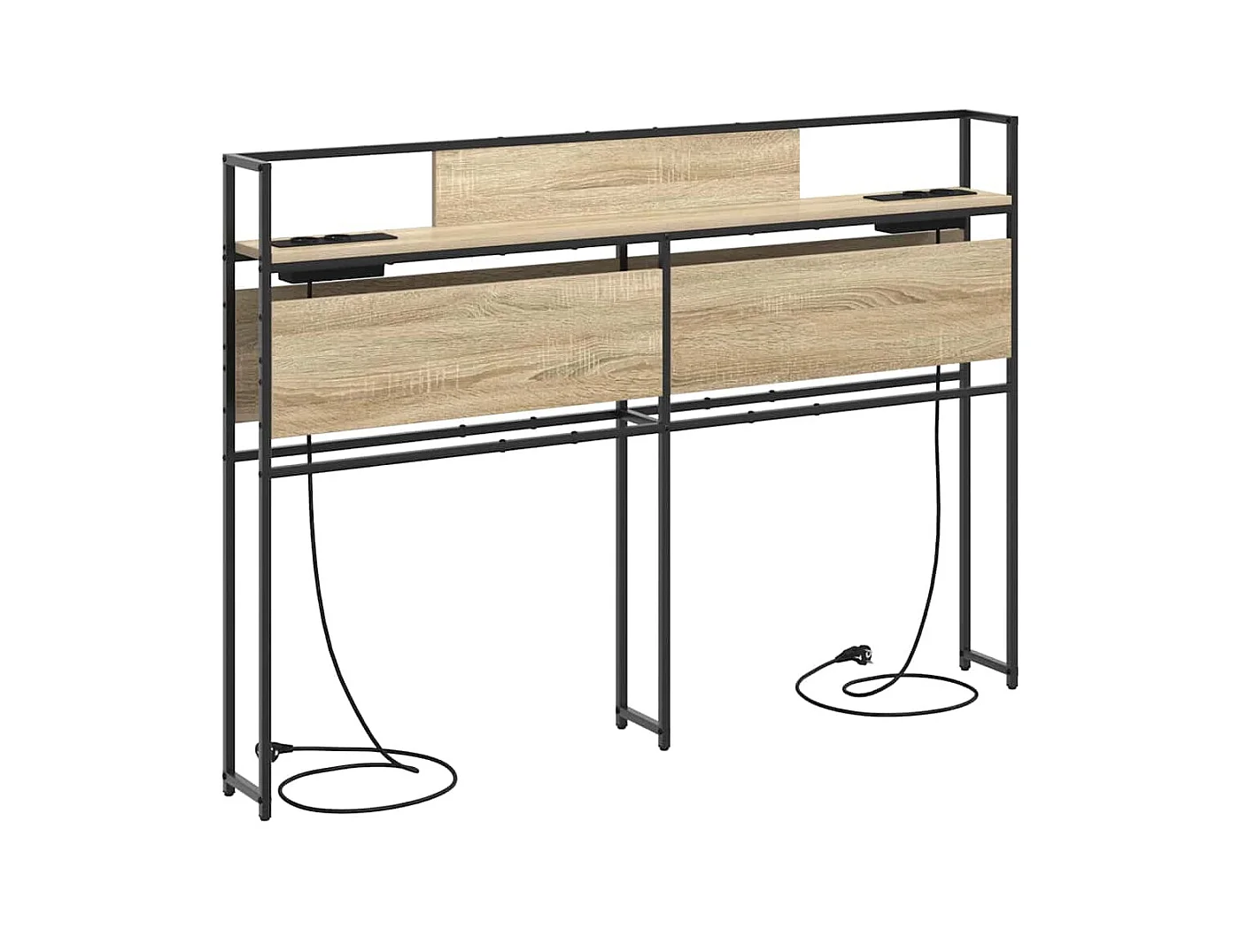 Tête de lit de rangement Chêne sonoma 150 cm Bois d'ingénierie