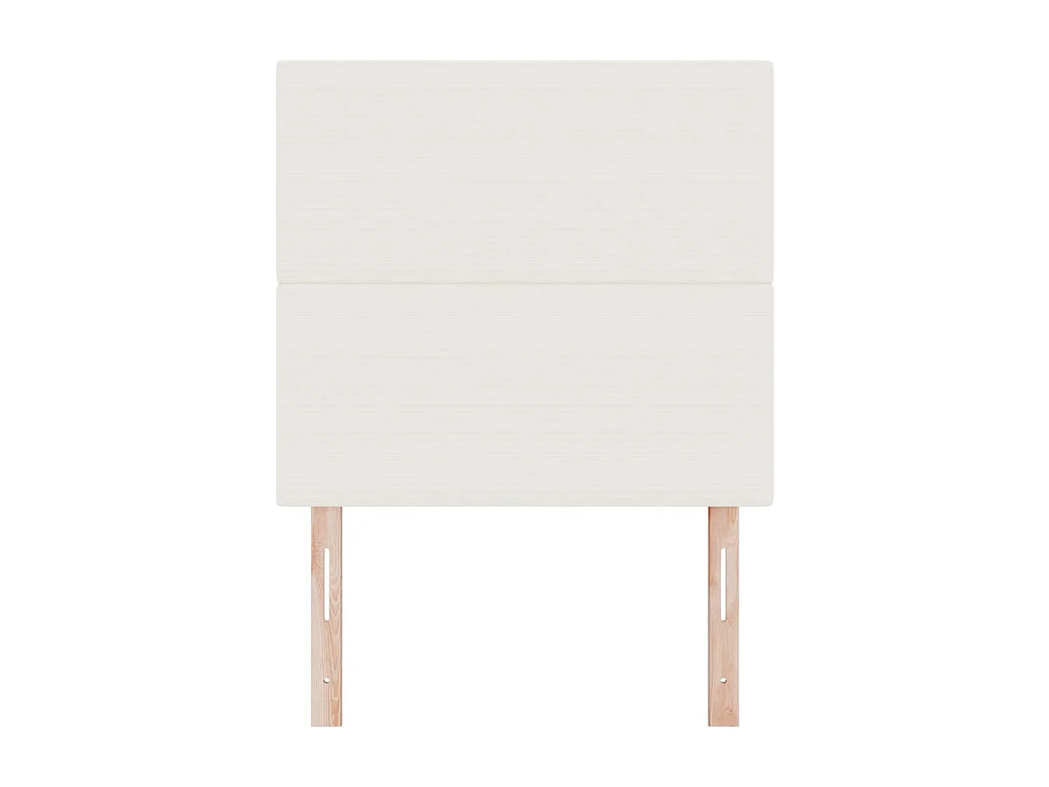 Tête de lit LED avec des lumières à LED Crème 100 cm tissu