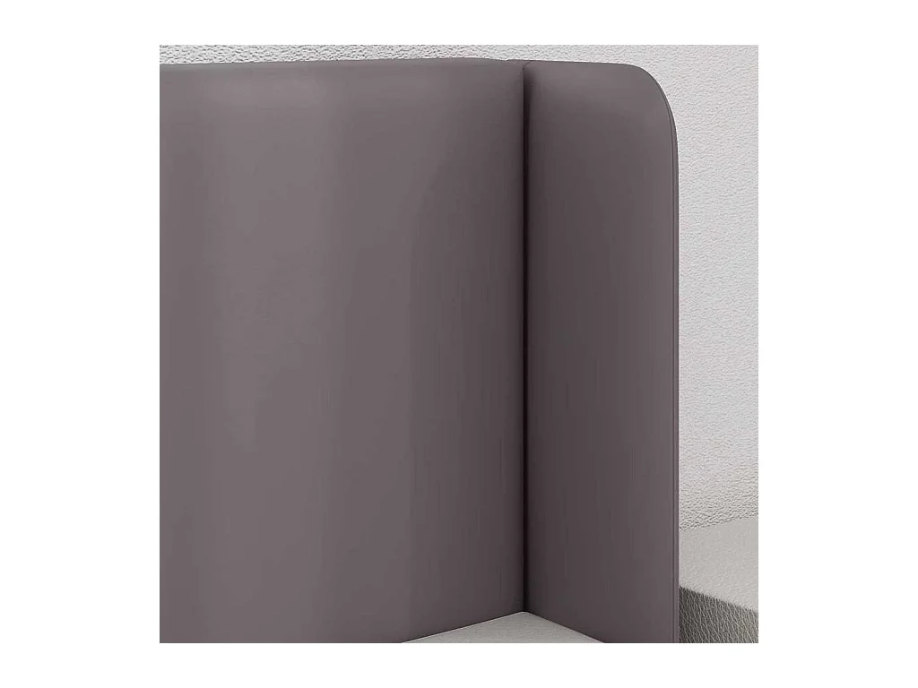 Tête de lit 2 pièces Gris 40 x 16 x 5 cm Faux cuir