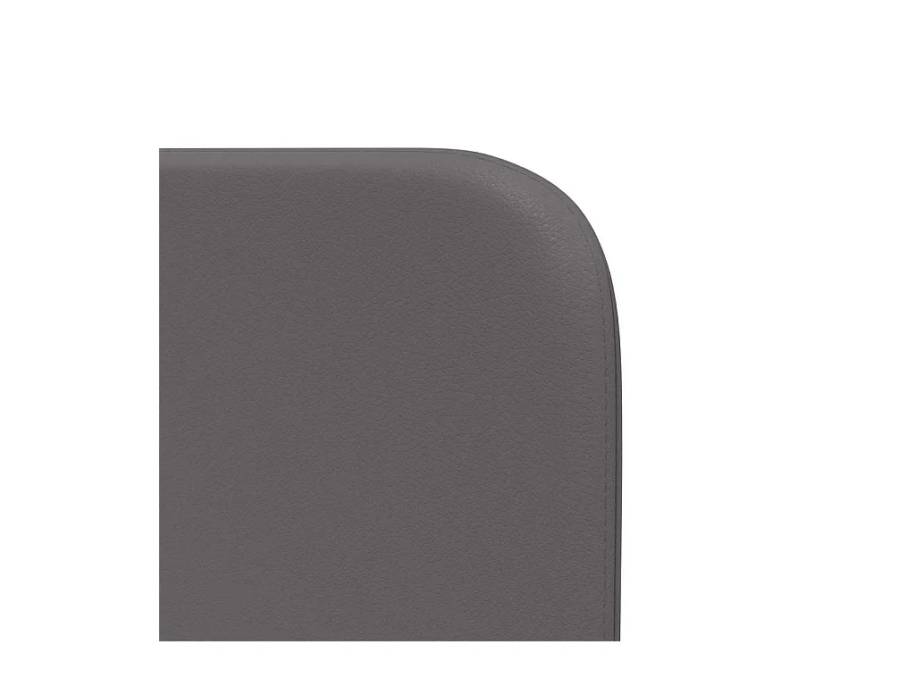 Tête de lit 2 pièces Gris 40 x 16 x 5 cm Faux cuir