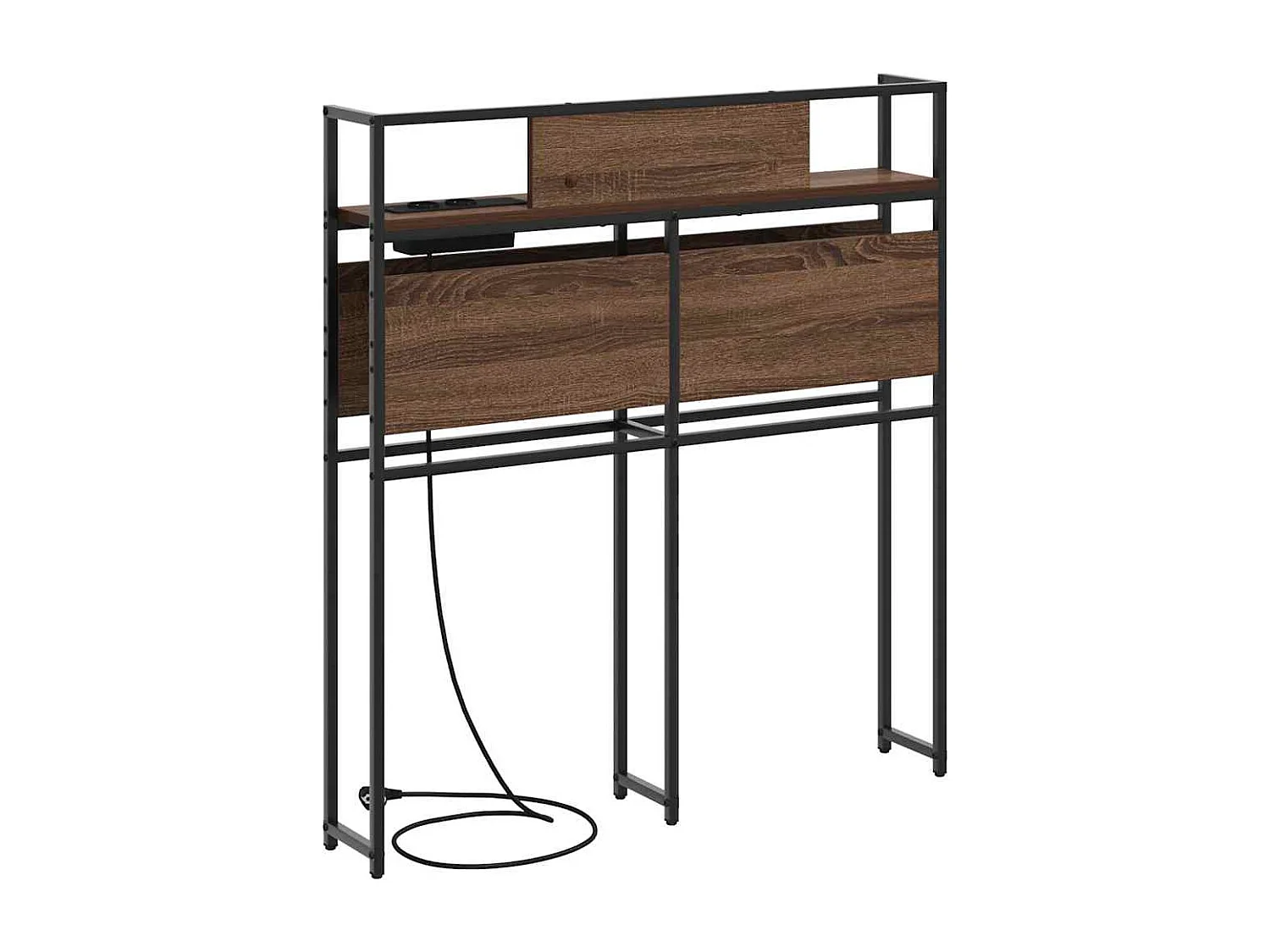 Tête de lit de rangement Chêne marron 80 cm Bois d'ingénierie