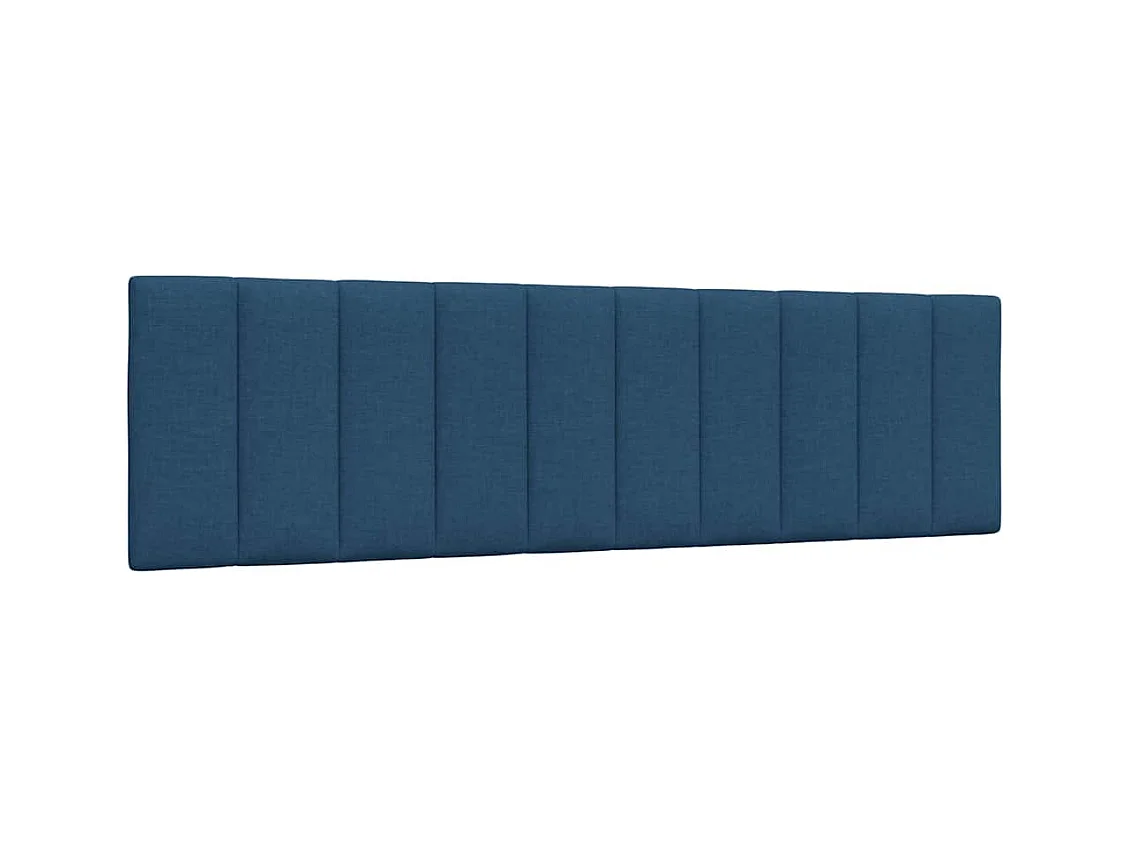 Tête de lit bleu 180 cm tissu