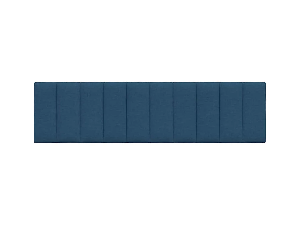 Tête de lit bleu 180 cm tissu
