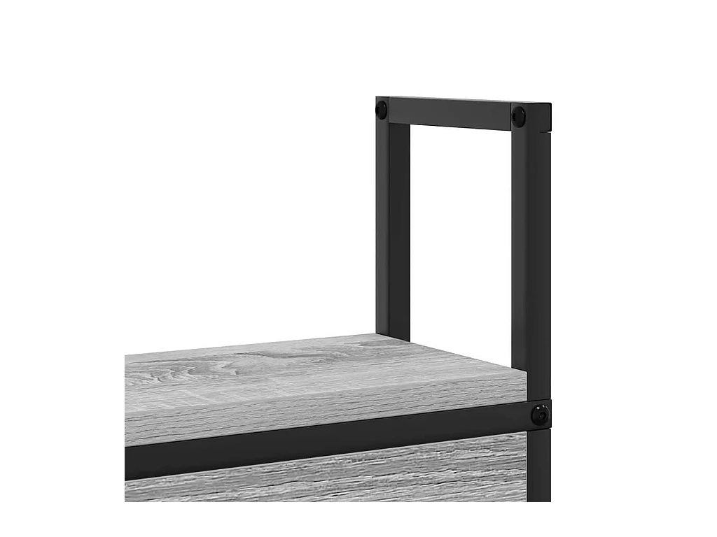 Tête de lit avec Station de Charge Sonoma gris 80 cm