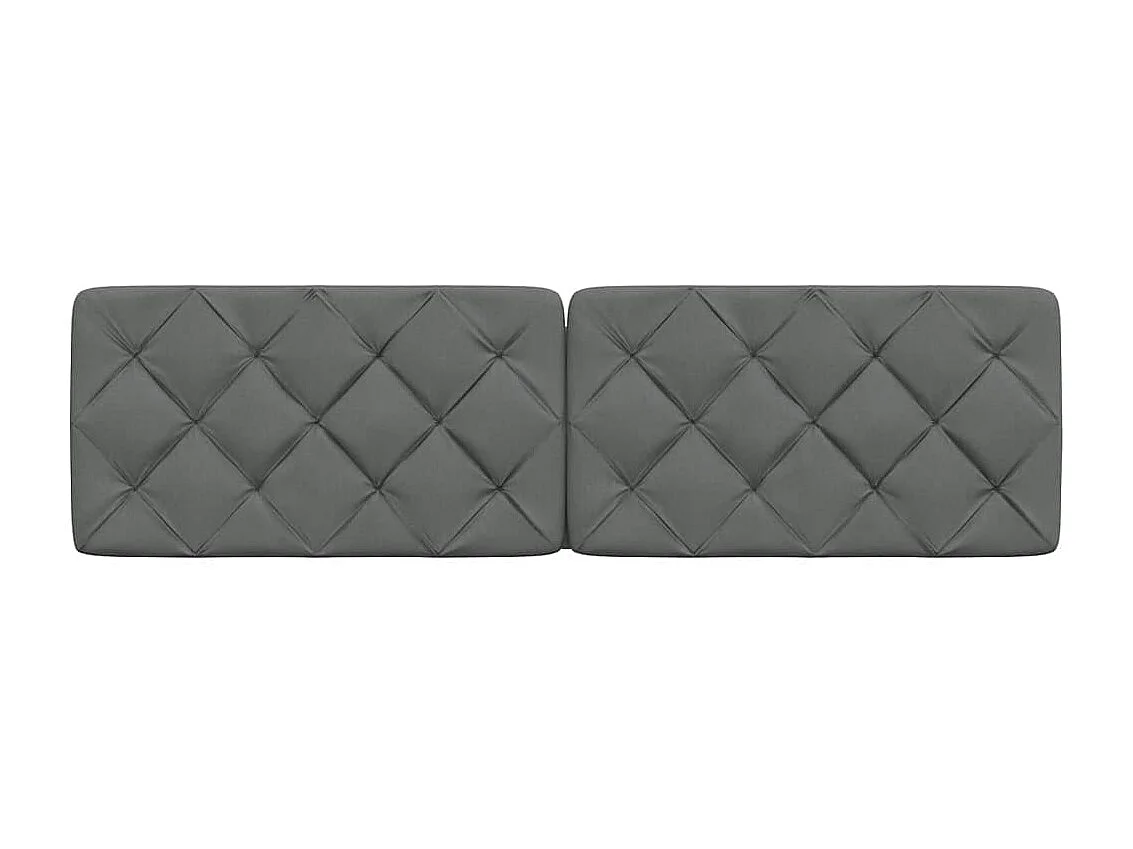 Tête de lit gris foncé 180 cm tissu