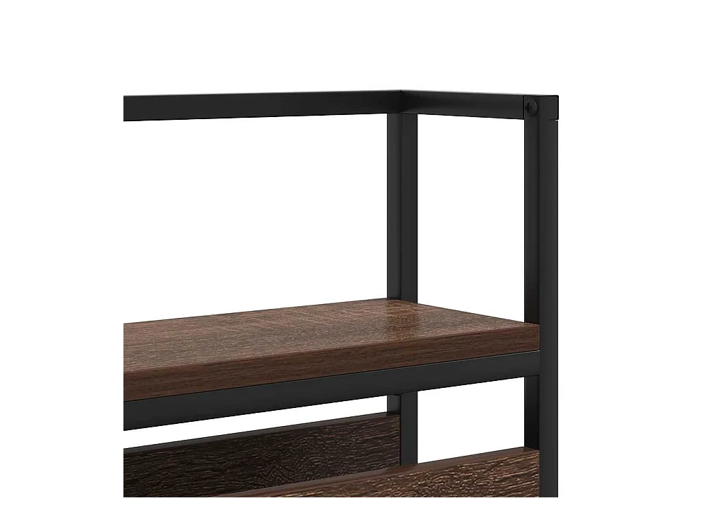 Tête de lit de rangement Chêne marron 160 cm Bois d'ingénierie